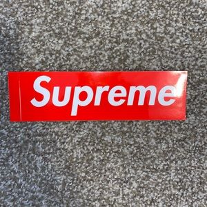 3 AUTHENTIC SUPREME STICKERS !